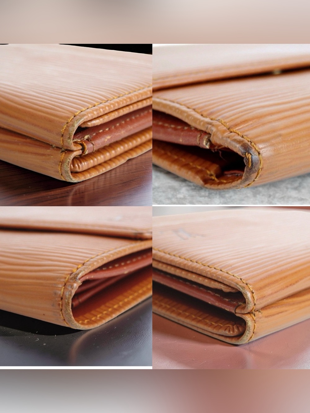 LOUIS VUITTON Epi Leather Elise Trifold Wallet 🧡 - Picture 15 of 15